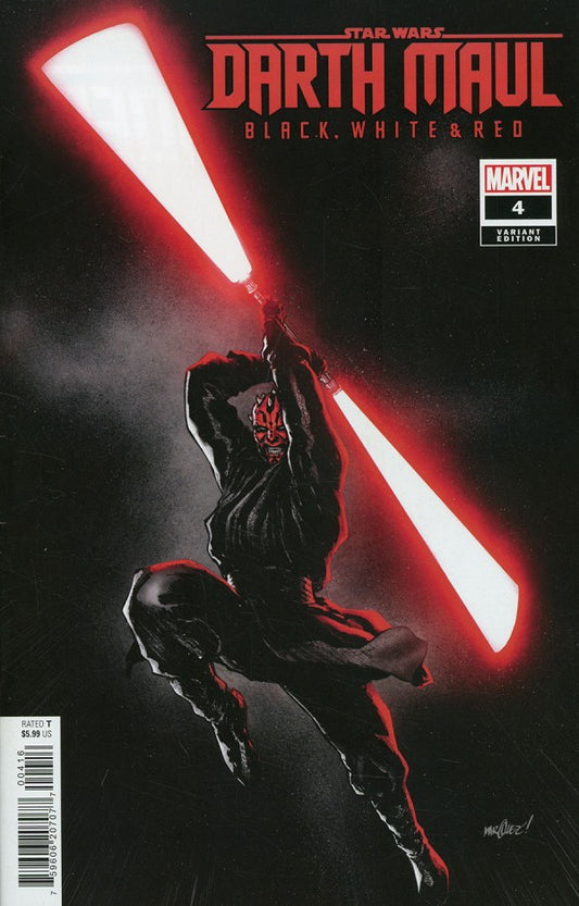 Star Wars: Darth Maul - Black, White & Red #4 (2024) - 1:25 David Marquez Variant