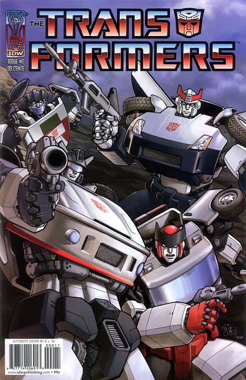 Transformers: Infiltration #0 (2005) - E.J. Su "Autobots" Variant