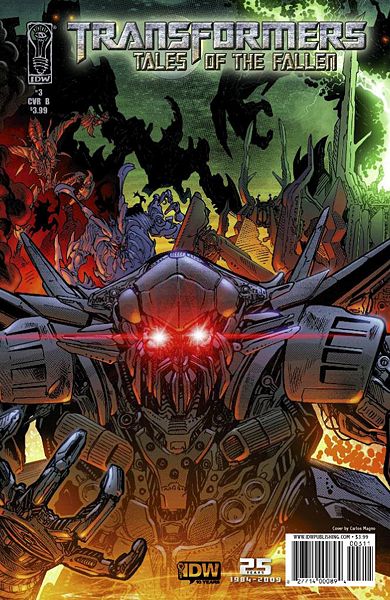 Transformers: Tales of the Fallen #3 (2009) - Carlos Magno Variant Cover B