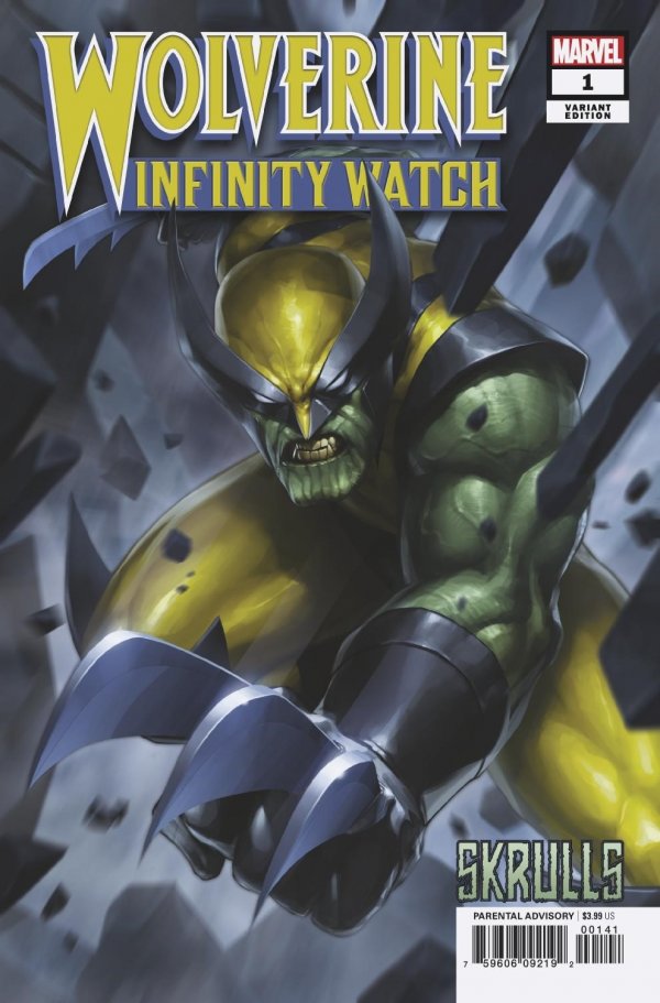 Wolverine: Infinity Watch #1 (2019) - Jee Hyung Lee "Skrulls" Variant