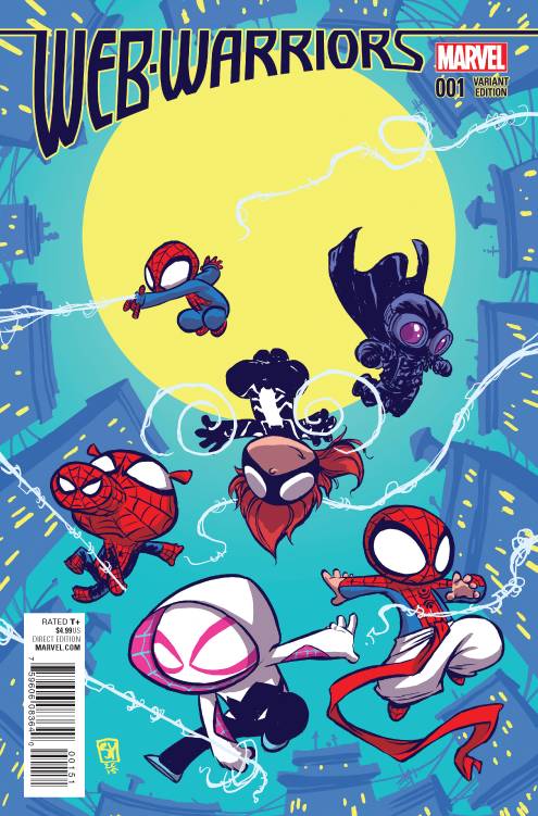 Web Warriors #1 (2015) - Skottie Young Variant