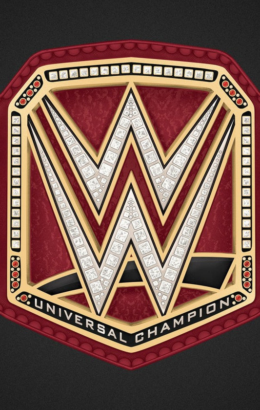 WWE #1 (2017) One Per Store Scott Newman Universal Heavyweight Championship Belt Gatefold Foil Virgin Variant