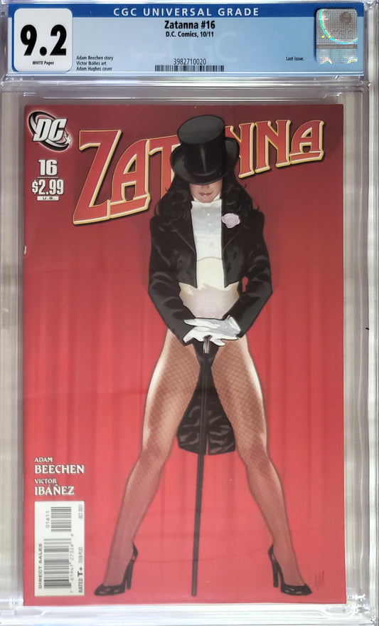 Zatanna #16 (2011) - CGC 9.2